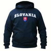 Mikina Slovakia kapuca navy XXL